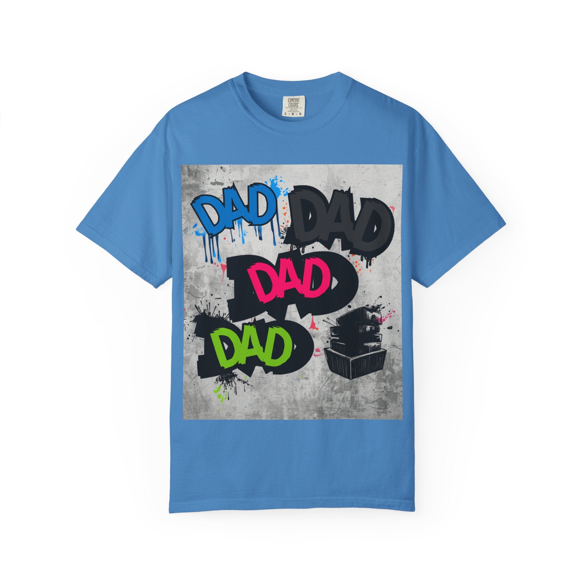 DAD Graffiti Art Tee | Retro Street Style Father’s Day Shirt