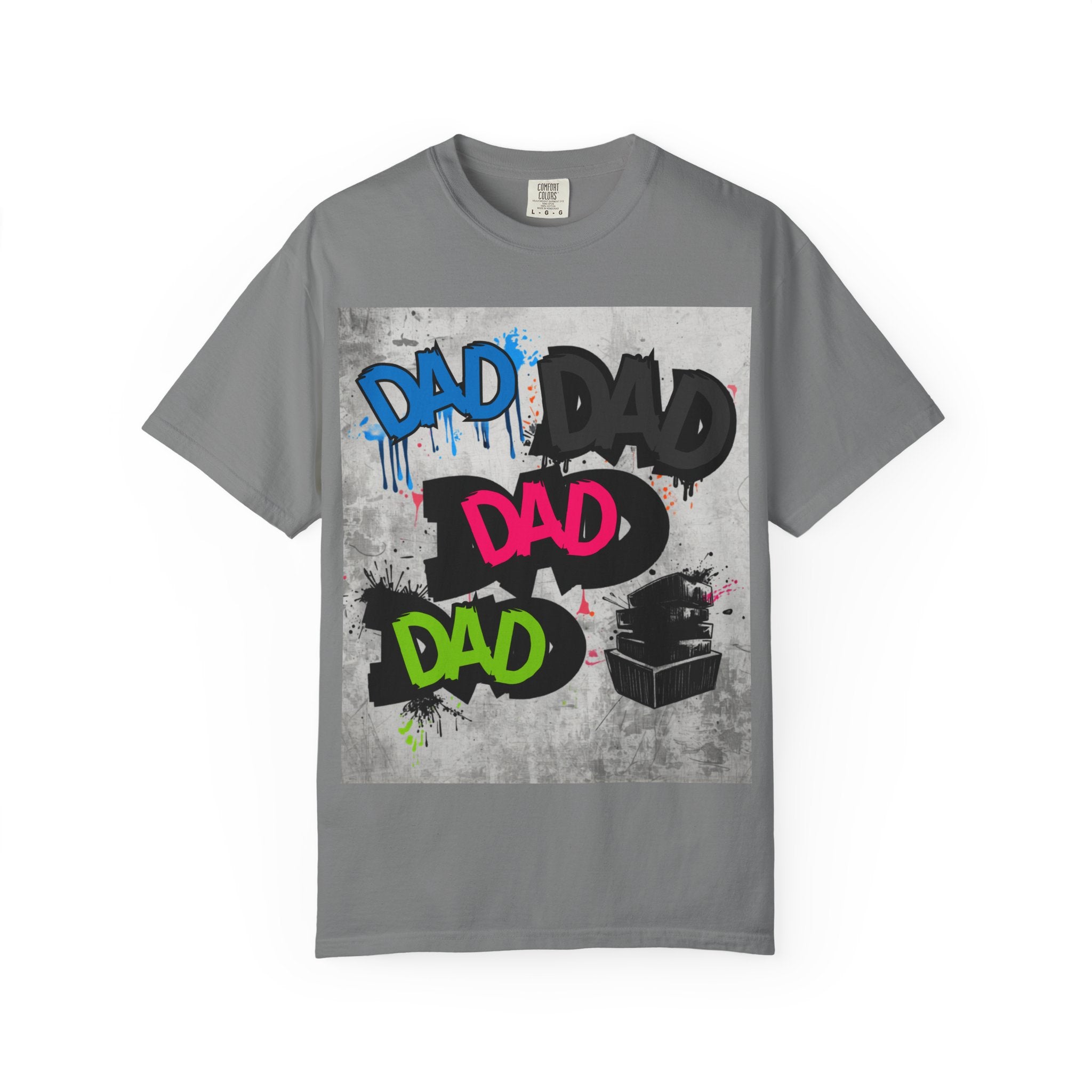 DAD Graffiti Art Tee | Retro Street Style Father’s Day Shirt