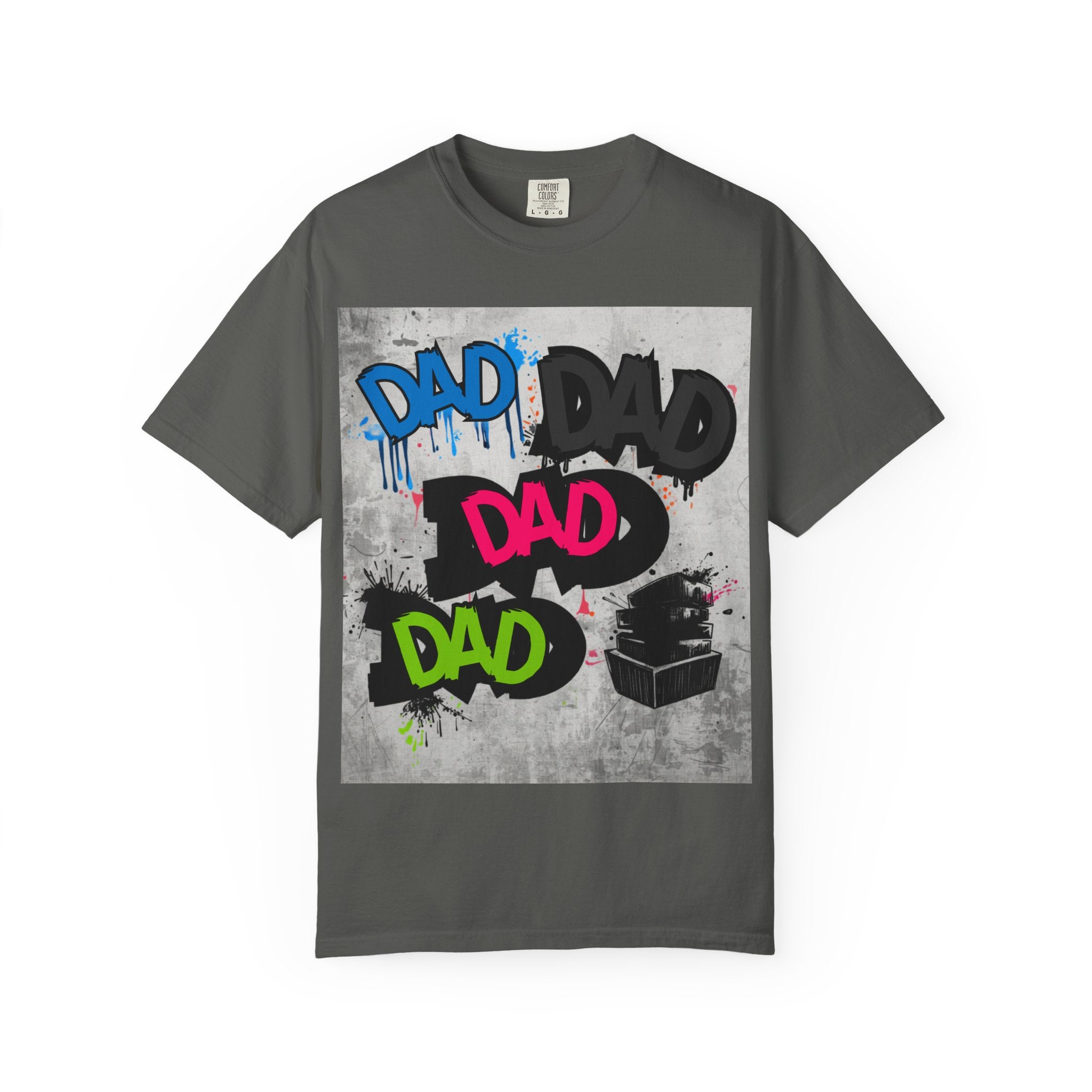 DAD Graffiti Art Tee | Retro Street Style Father’s Day Shirt
