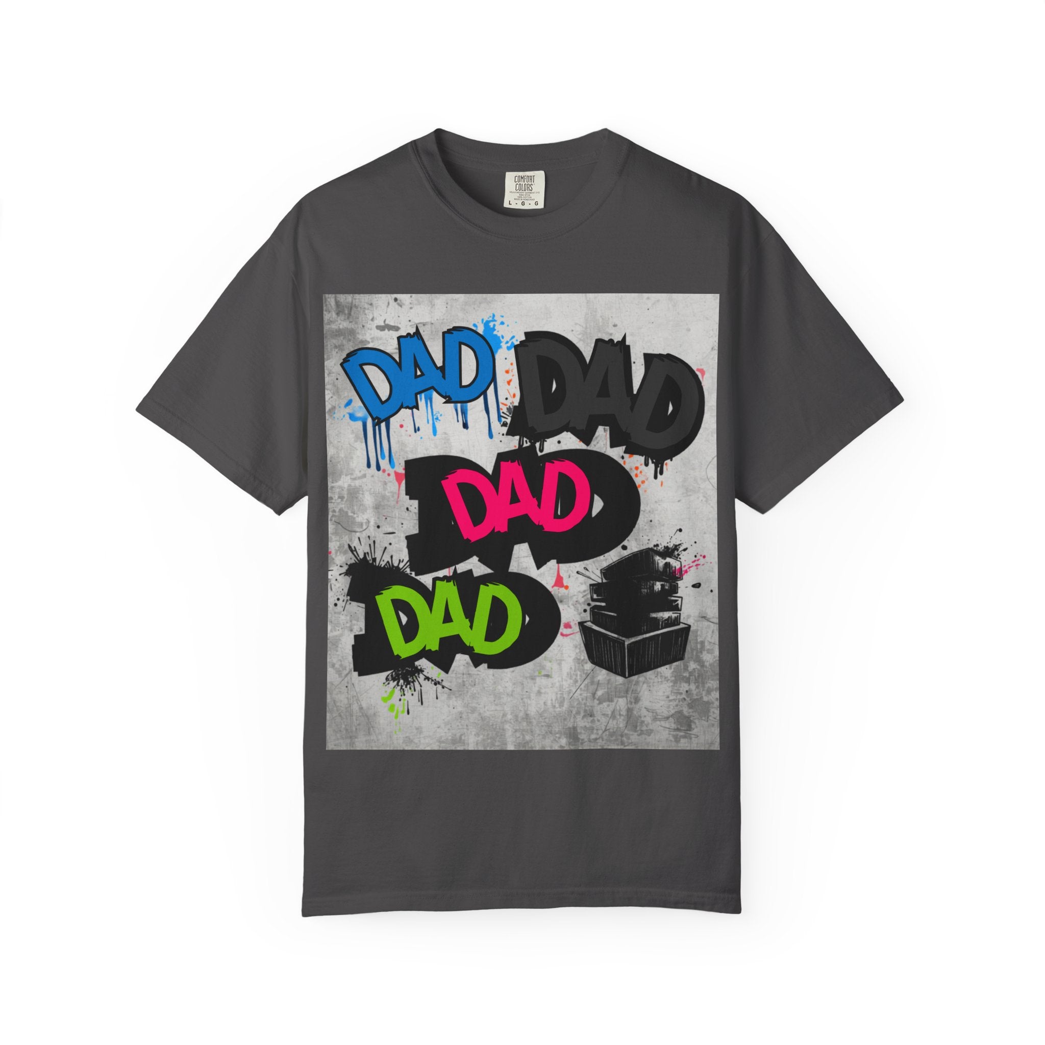 DAD Graffiti Art Tee | Retro Street Style Father’s Day Shirt