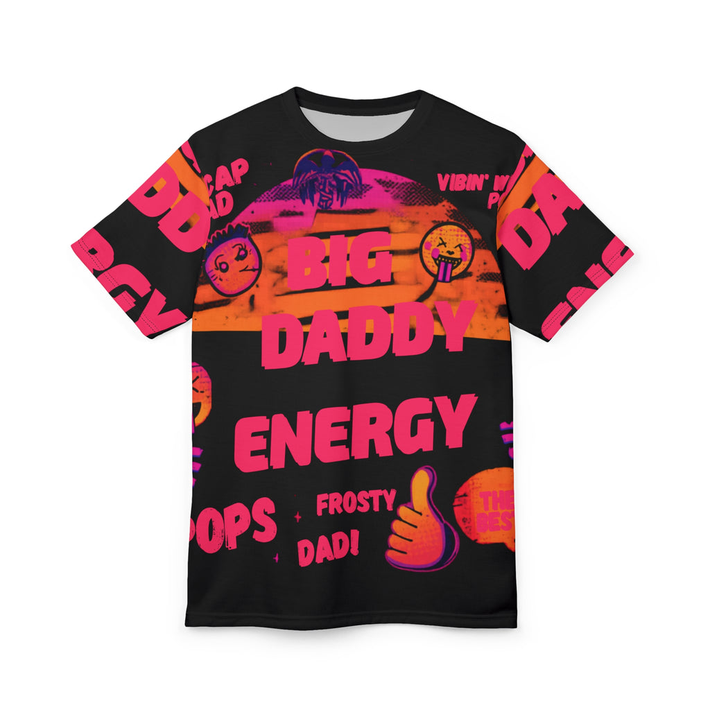 Big Daddy Energy Tee — Retro Neon Graphic T‑Shirt