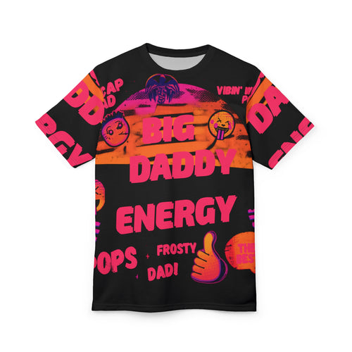 Big Daddy Energy Tee — Retro Neon Graphic T‑Shirt