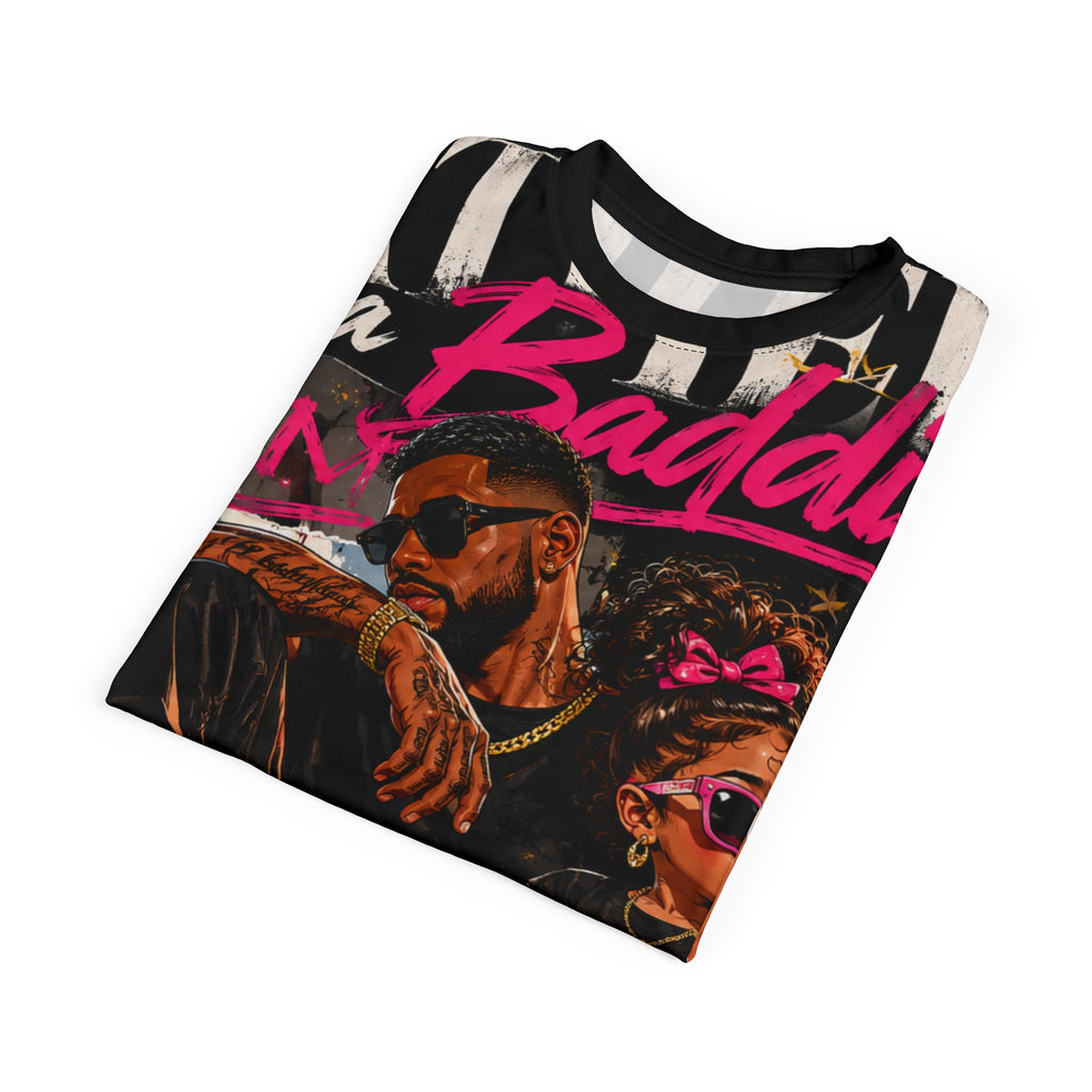 Baddie Dad & Mini Graphic Tee — "My Why, My World"