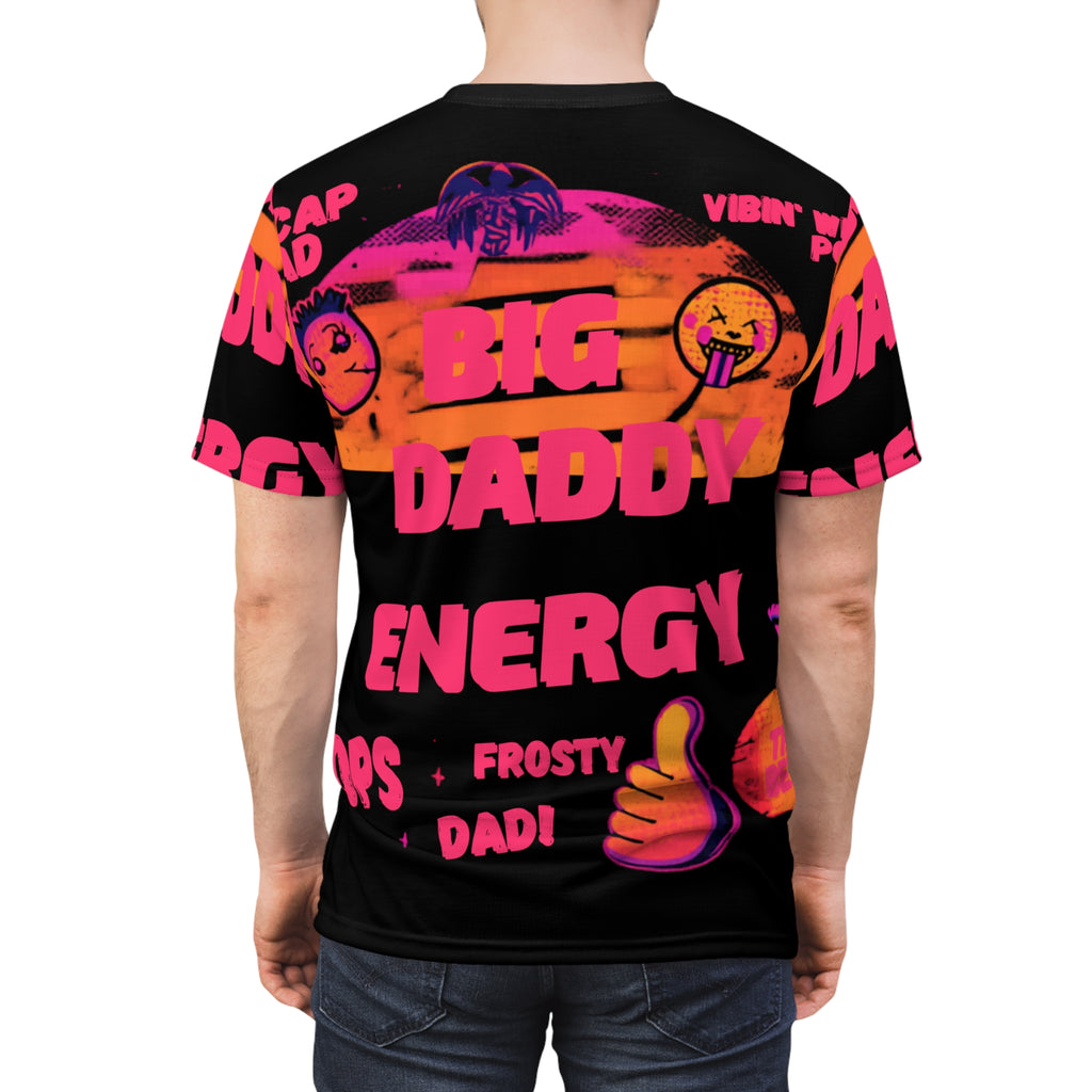 Big Daddy Energy Tee — Retro Neon Graphic T‑Shirt