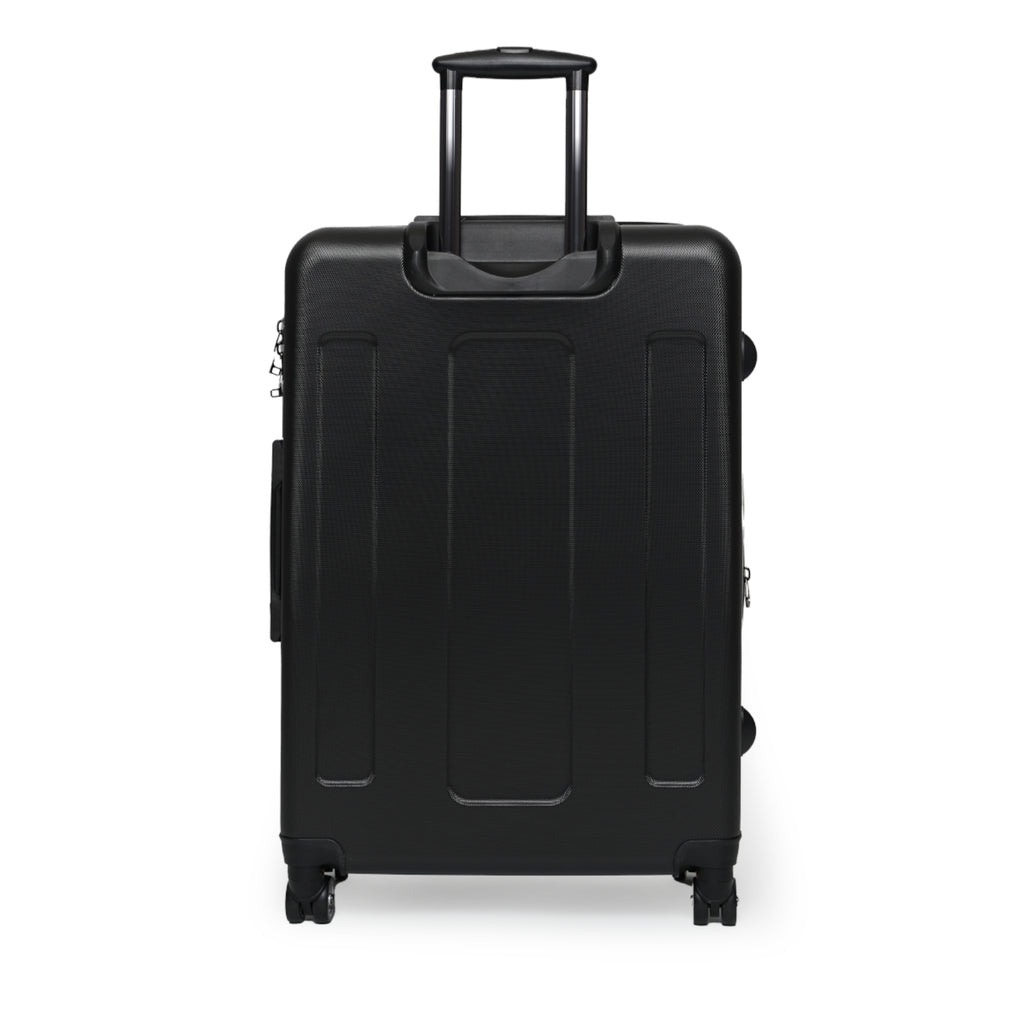 “The Carry-On King” Father’s Day Travel Suitcase with Retro Passport Collage