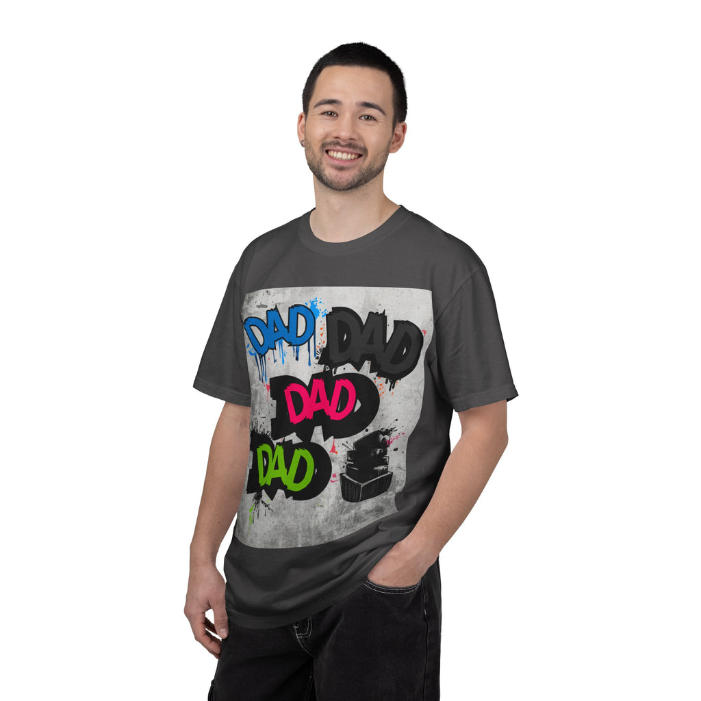 DAD Graffiti Art Tee | Retro Street Style Father’s Day Shirt